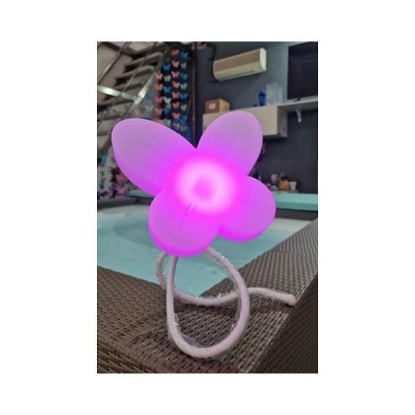 Lampada da tavolo ricaricabile a forma di farfalla - | Vannini Aqua&Pool