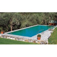 Piscina Laghetto Bluespring Classic Stone con bordo sfioratore