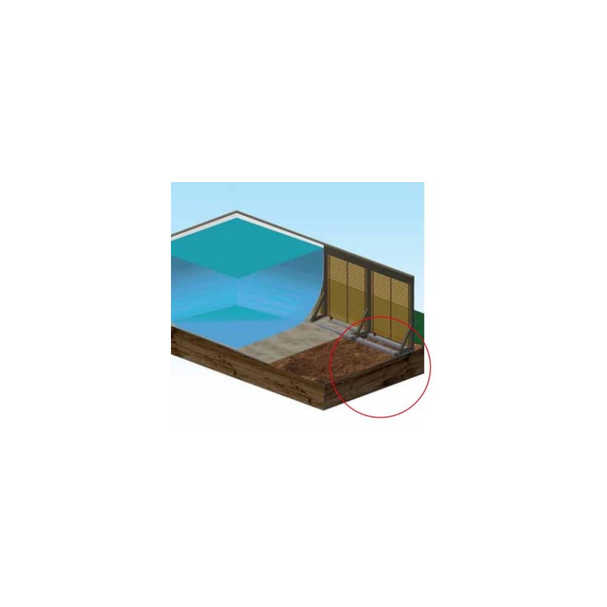 Basement kit for Laghetto Antea 24 - | Vannini Aqua&Pool