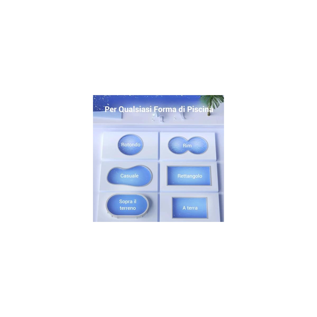 Robot piscina a batteria Wybot WYBOT C1 pro