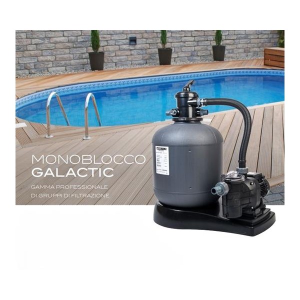 Sistema di Filtrazione monoblocco per piscina modello Astral Galactic 10 mc/h