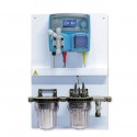 pH and Chlorine electrolysis control panel