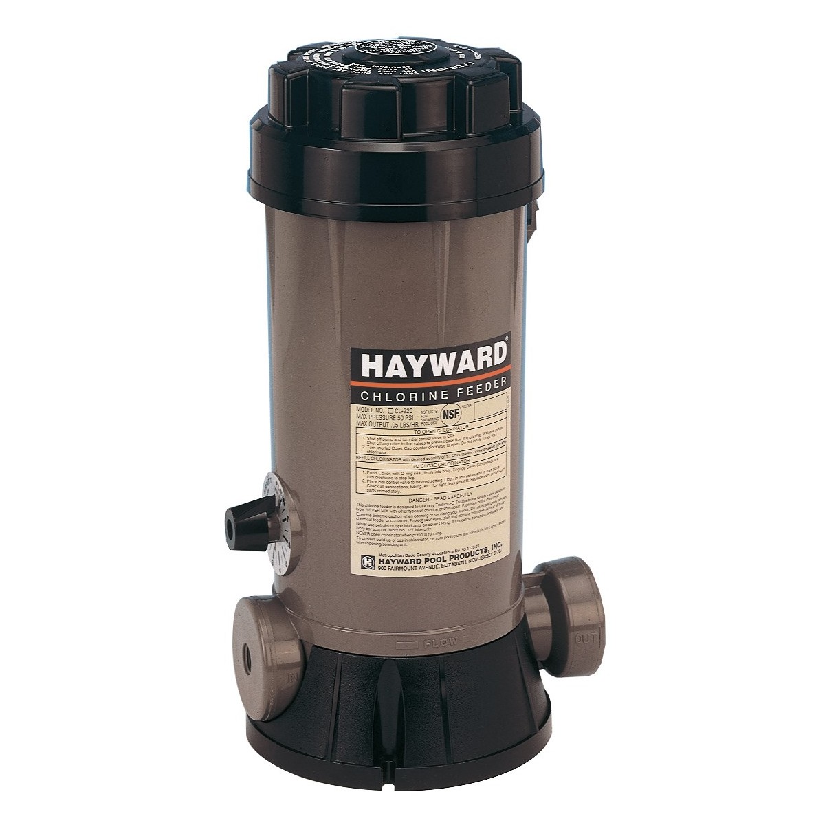 Clorinatore Hayward - capacità 2,5 kg per piscine di max 95 mc