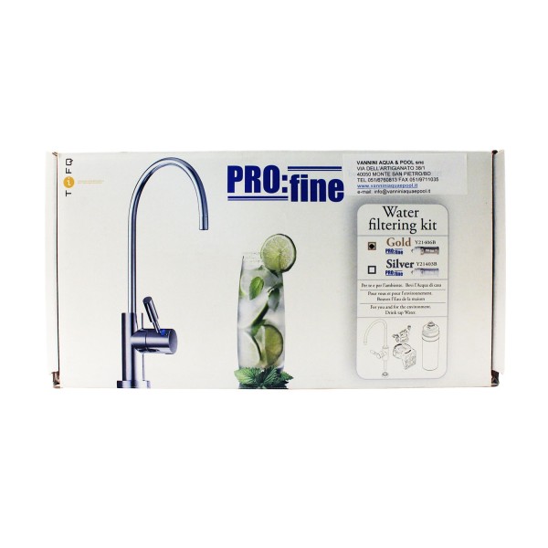 Kit PRO-FINE oro per ultrafiltrazione acqua domestica
