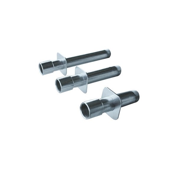 Receptacle in stainless steel