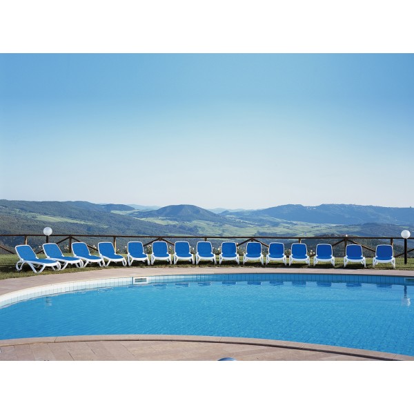 Lettino prendisole Omega Nardi senza braccioli con schienale