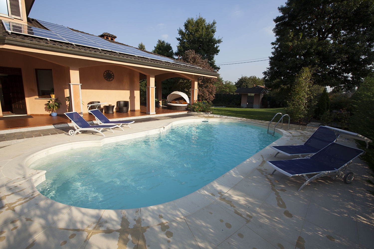 Piscine interrate e seminterrate vendita online vannini aqua&pool Piscine seminterrate in acciaio prezzi