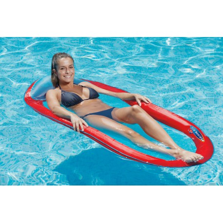 Amaca galleggiante in nylon per piscina - Ripiegabile e