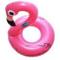 Inflatable Pink Flamingo-like air bed