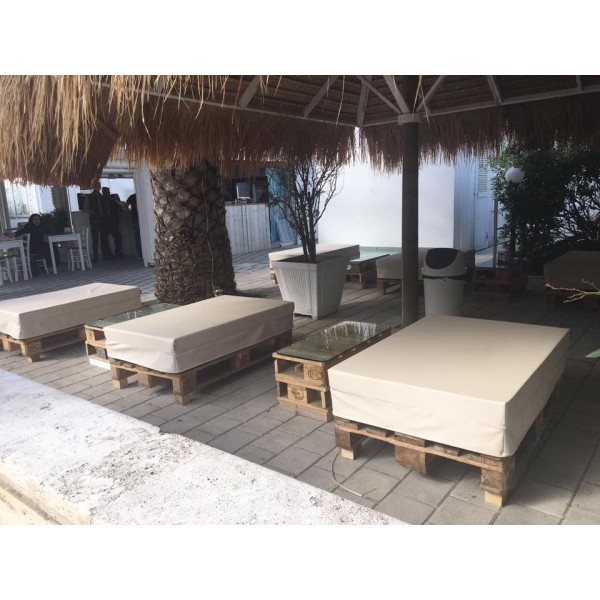 Materassino imbottito per bancale pallet - Misura 80x120 cm -