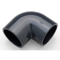 L-pipe in PVC 90°