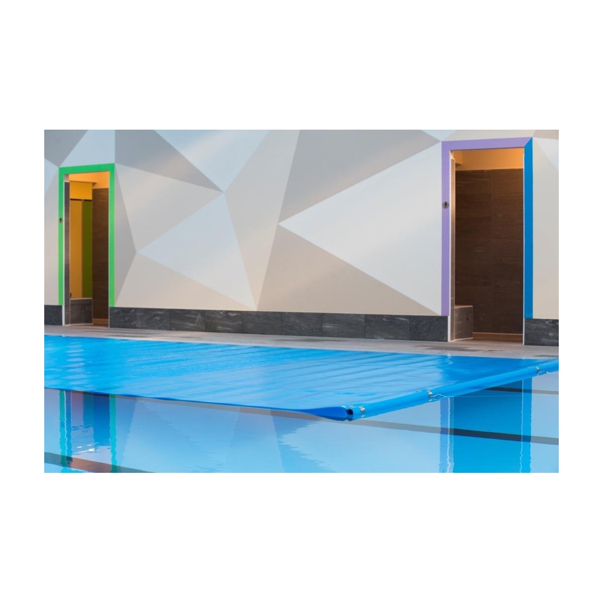 Copertura galleggiante Isoroll Light per piscina misura 5x10