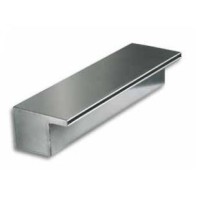 Wall-mounted cascade pool jet AQA stainless steel 105