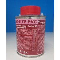 Glue for hoses and junctions in PVC