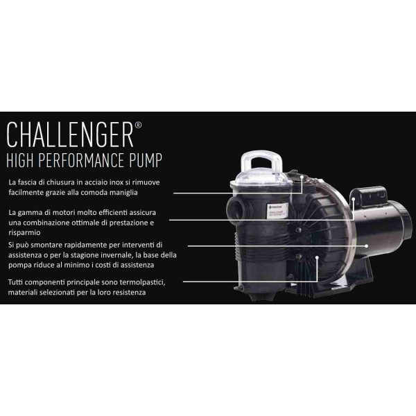 Pompa piscina Pentair CHALLENGER 1,10 KW/1,5 HP trifase