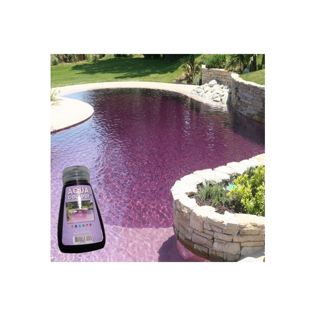 Aqua Couleur- LAVENDER temporary pool water colorant