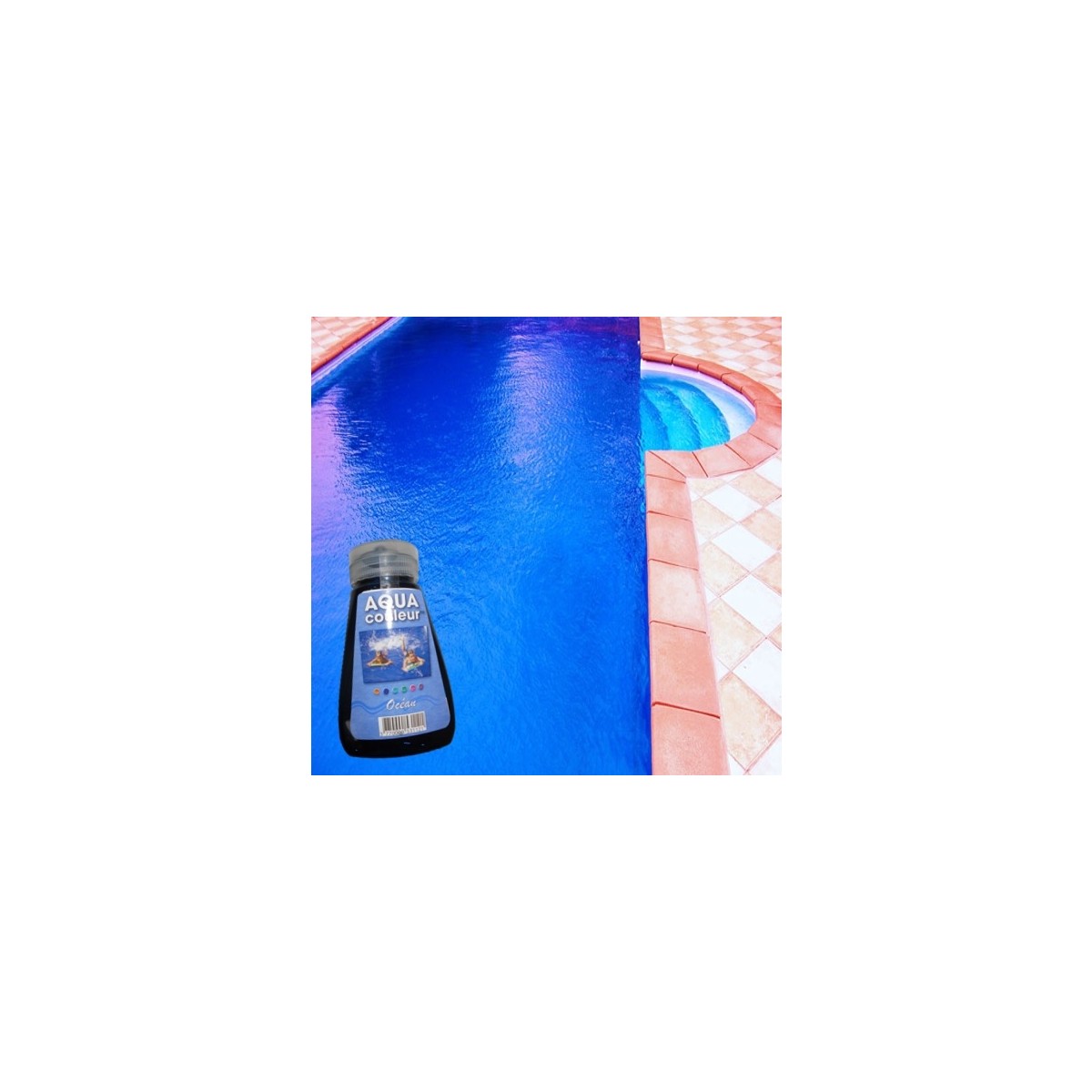 Aqua Couleur -colore BLU- colorante per piscina non permanente