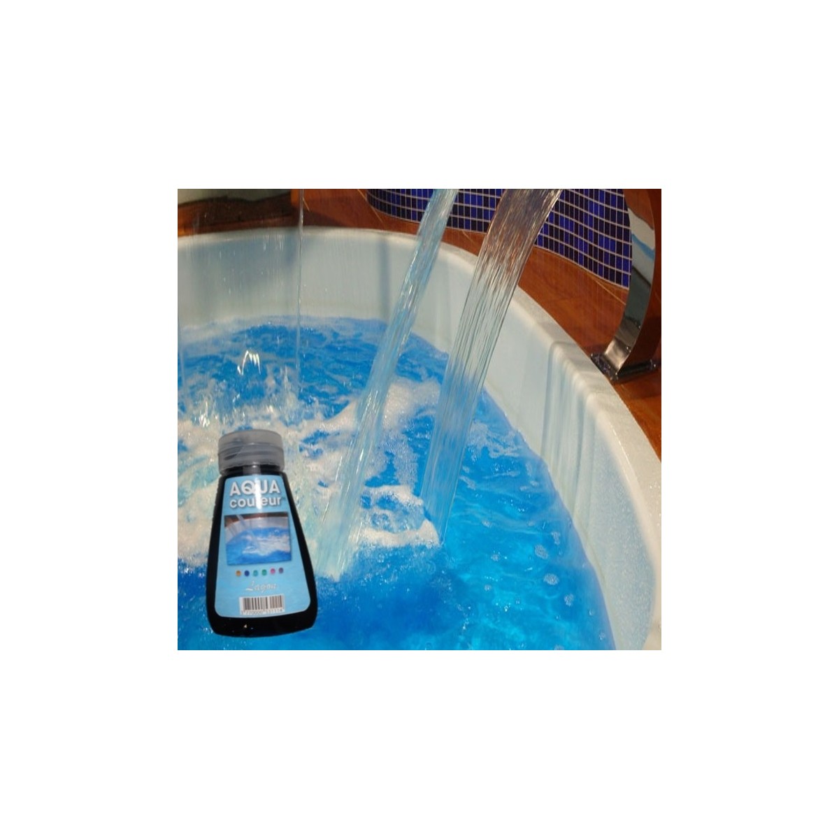 Aqua Couleur - colore AZZURRO - colorante per piscina non