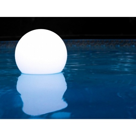 Solar floating round ball light, diam. 30 cm