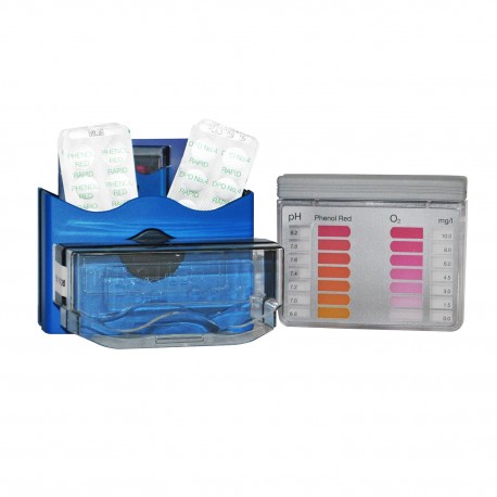 O2/pH analysis kit for pool water