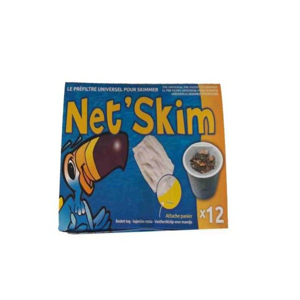 Net'Skim - Filtro usa e getta per cestello skimmer piscina