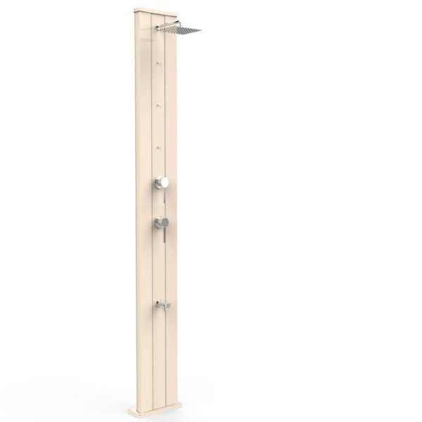 Doccia solare Dada S con lavapiedi e nebulizzatori serbatoio 40