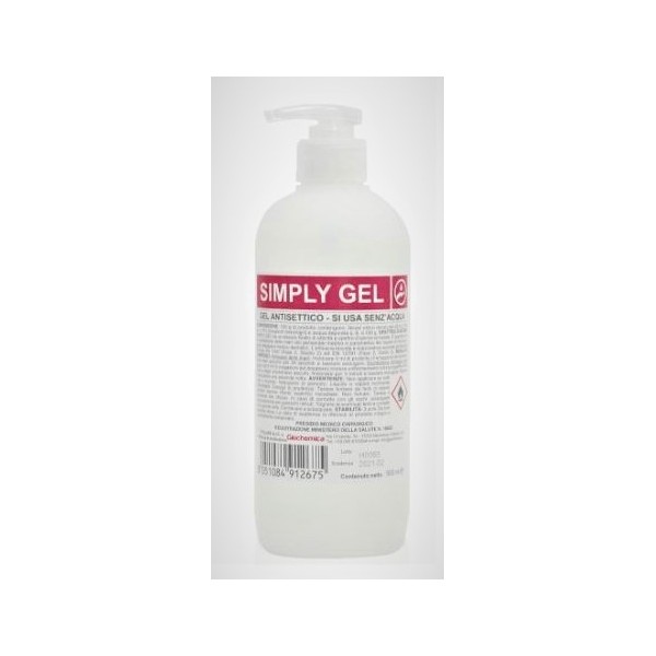 copy of Simply Gel disinfettante mani senza acqua da 500 ml