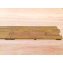 Puzzle wood platform in Ipe