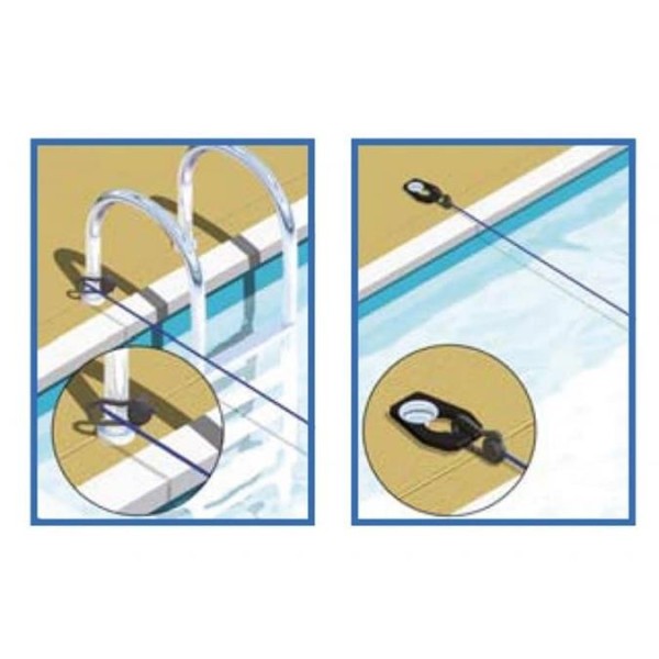 Cintura Da Nuoto Regolabile 4M - Allenatore Piscina Per Adulti, Fino A 120cm Vita