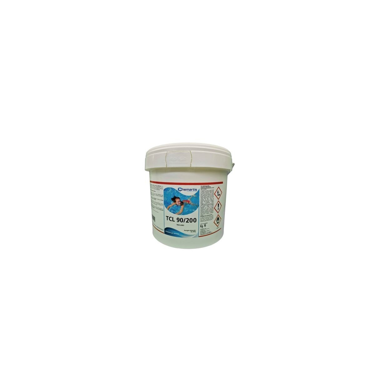 Tricloro 90% Pastiglie 200gr TCL 90/200 Per Piscina - 10 Kg.