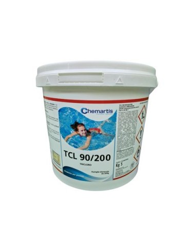Tricloro 90% Pastiglie 200gr TCL 90/200 Per Piscina - 5 Kg.
