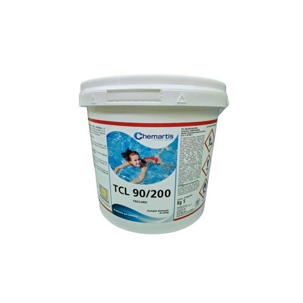 Buy Slow dissolving chlorine 90/200-5 kg. online