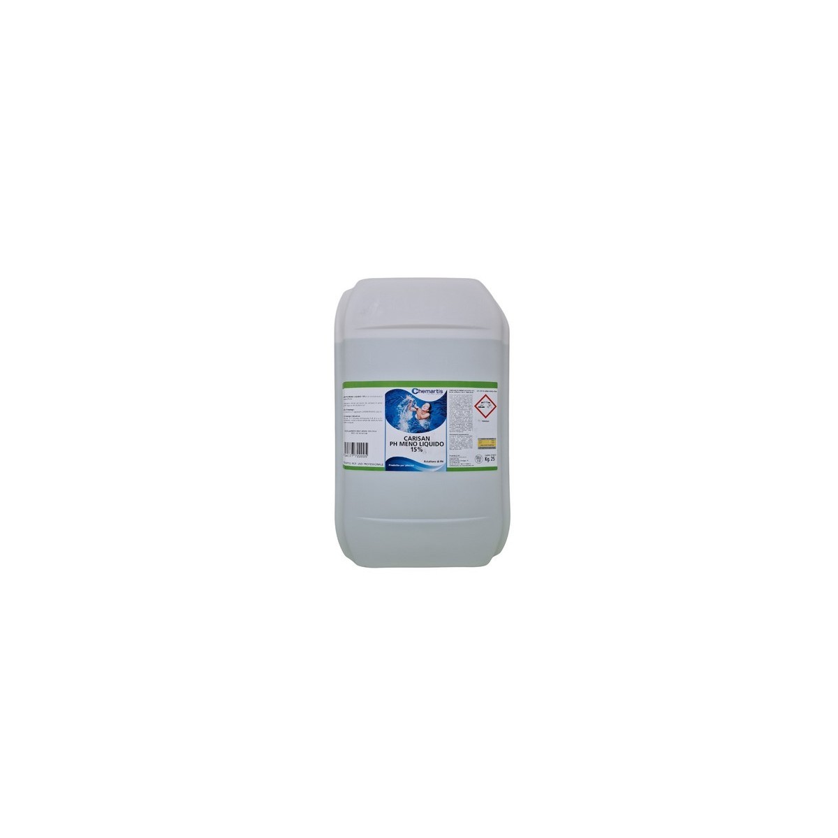 Riduttore PH Liquido Per Piscina 15% - 25 Lt.