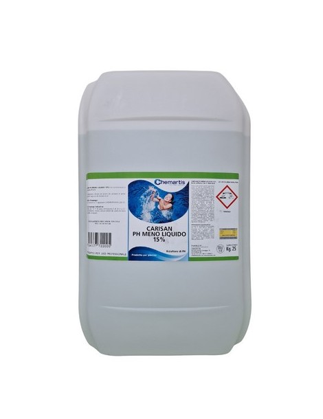 Riduttore PH Liquido Per Piscina 15% - 25 Lt.