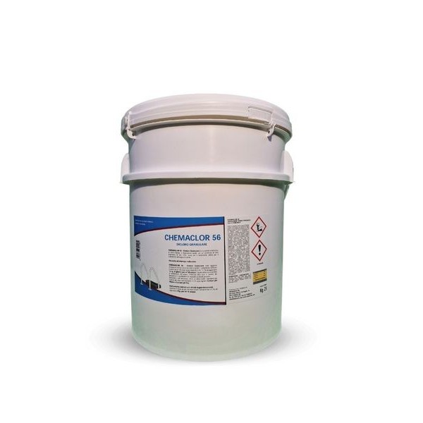 Dicloro Granulare 56% Per Piscina - Fusto 25 Kg.