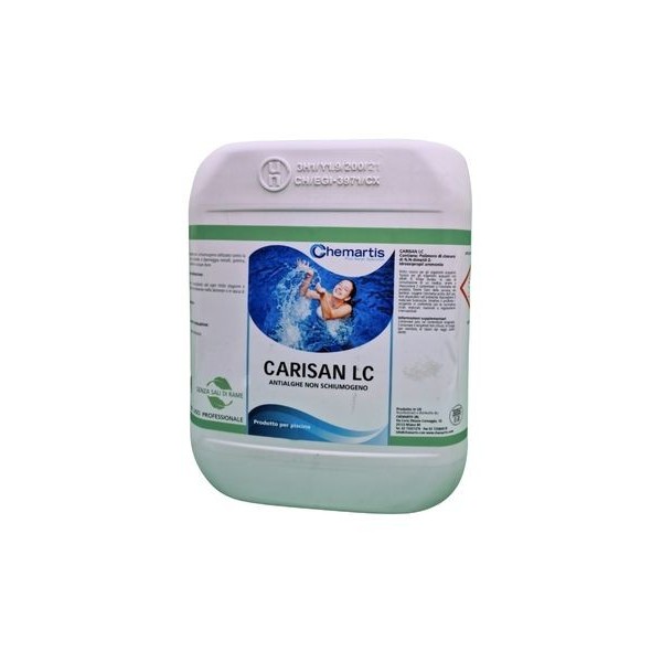 Alghicida LC No Schiuma Per Piscina 5 Lt.