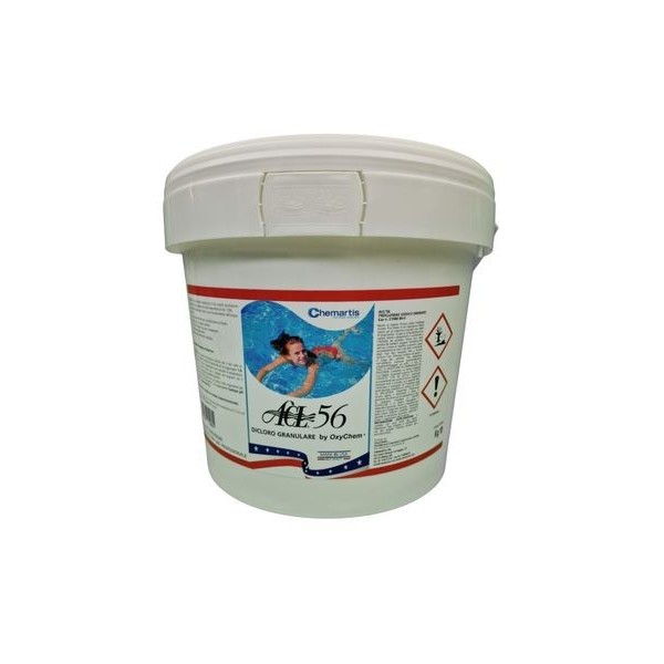 ACL Dicloro Granulare 56% Per Piscina Biidrato - Confezione 10 Kg.