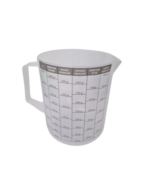 GRADUATED JUG FOR POOL PRODUCTS - | Vannini Aqua&Pool