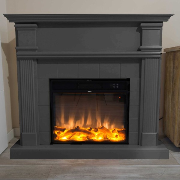 CAMINETTO ELETTRICO CON CORNICE MOD.CALDERA - | Vannini Aqua&Pool