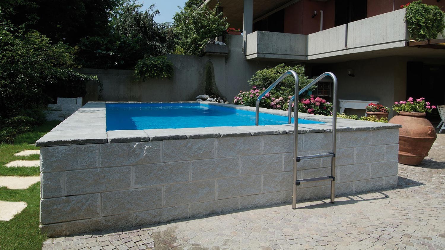 Piscine interrate e seminterrate vendita online vannini aqua&pool Piscine interrate piccole dimensioni prezzi