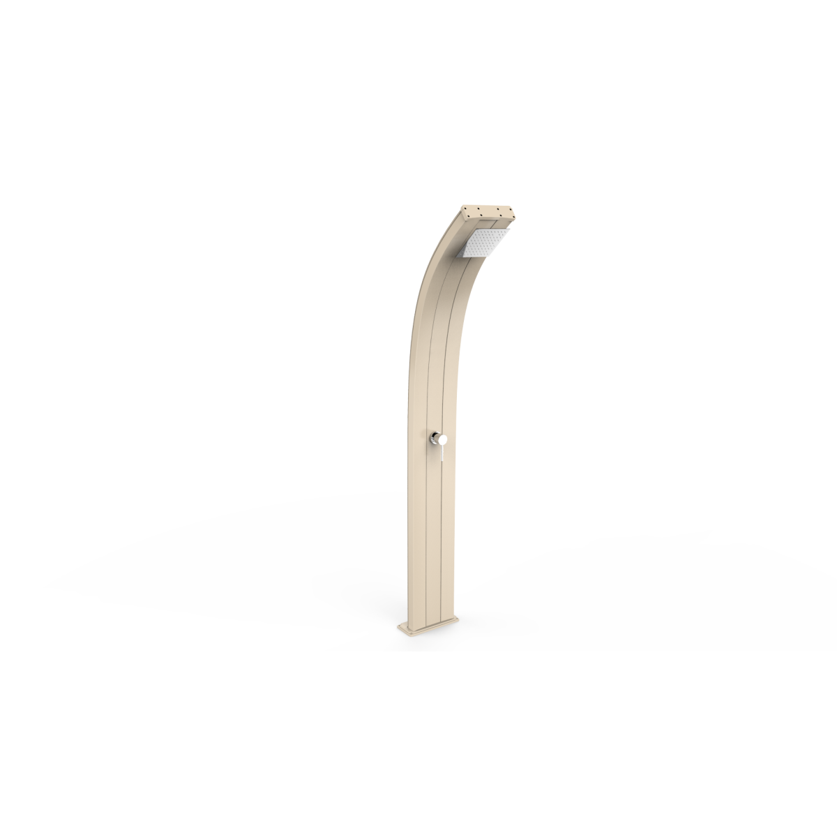 Doccia solare Dada con serbatoio da 30 lt con soffione, miscelatore e kit filtro anticalcare