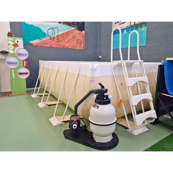 Buy Piscina Pop 24 verde con filtro Boa Usata da