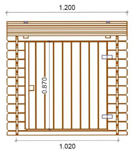 Dimensioni armadio accessori piscina