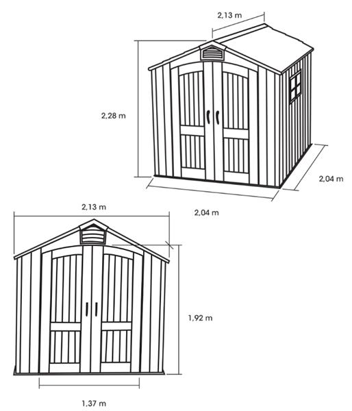 Dimensione casetta Venezia 1