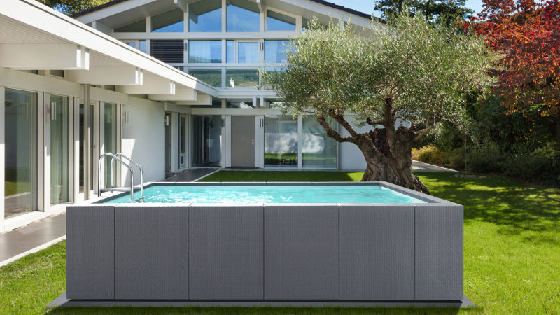 Piscina Laghetto Diva grigia