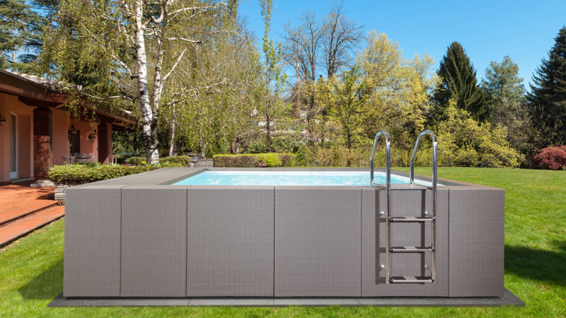 Piscina Laghetto Diva LTI Grigia